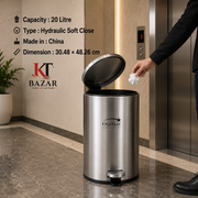 Stainless Steel Pedal Bin Round