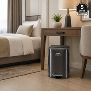 Guard Square Stainless Steel Pedal Bin 3, 5 Litre