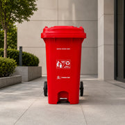Waste Bin 120 Ltr with Pedal GRWB 09 | Heavy Duty Plastic Dustbin