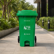 Waste Bin 120 Ltr with Pedal GRWB 09 | Heavy Duty Plastic Dustbin