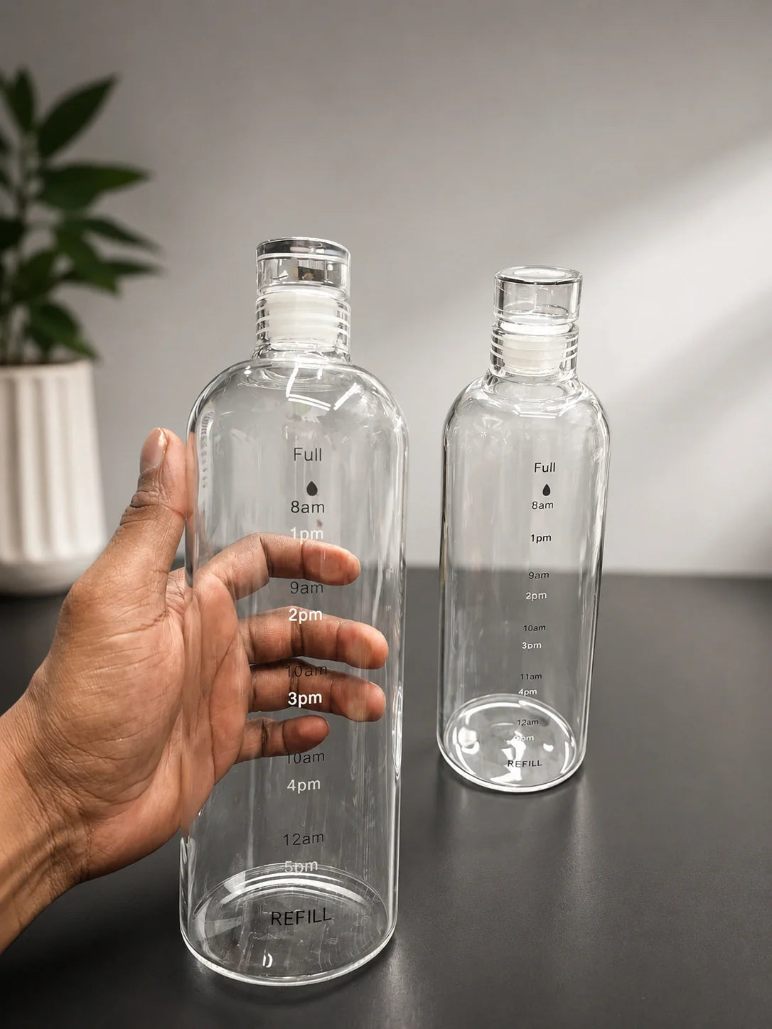 Time marker leakproof water bottle for daily hydration – KT Bazar