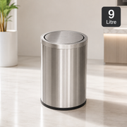 Premium stainless steel swing dustbin 9L 18L 30L – KT Bazar