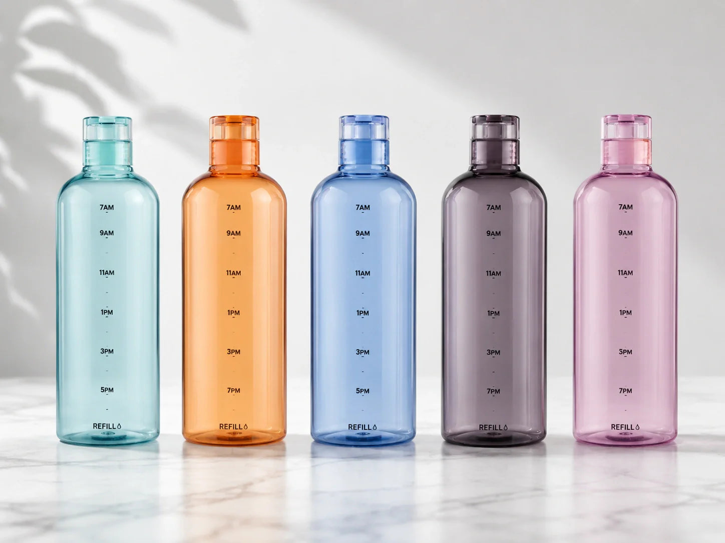Time marker leakproof water bottle for daily hydration – KT Bazar