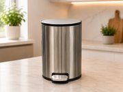 Stainless steel hydraulic pedal dustbin 6L to 20L – KT Bazar