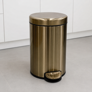 Stainless steel hydraulic pedal dustbin 6L to 20L – KT Bazar
