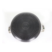 Honeycomb Stainless Steel Casserole with Glass Lid