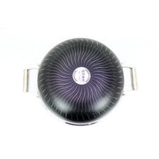 Honeycomb Stainless Steel Karai with Lid