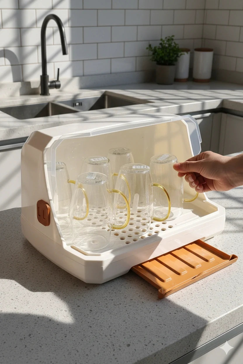 Multipurpose cup and glass holder storage box – KT Bazar