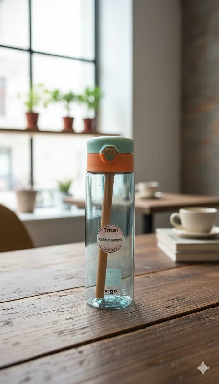 BPA free Tritan straw water bottle – KT Nest