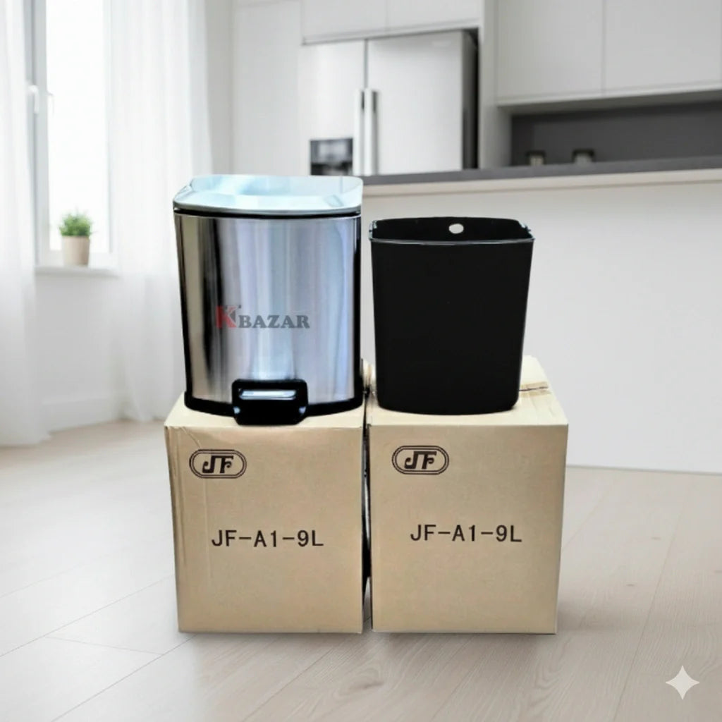 Hydraulic Stainless Steel Pedal Dustbin