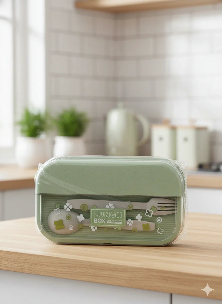 Leakproof plastic lunch box with divider – KT Bazar