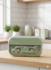 Leakproof plastic lunch box with divider – KT Bazar