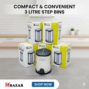 Steel step bin 3 to 30 litre – KT Bazar
