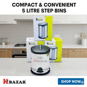 Steel step bin 3 to 30 litre – KT Bazar
