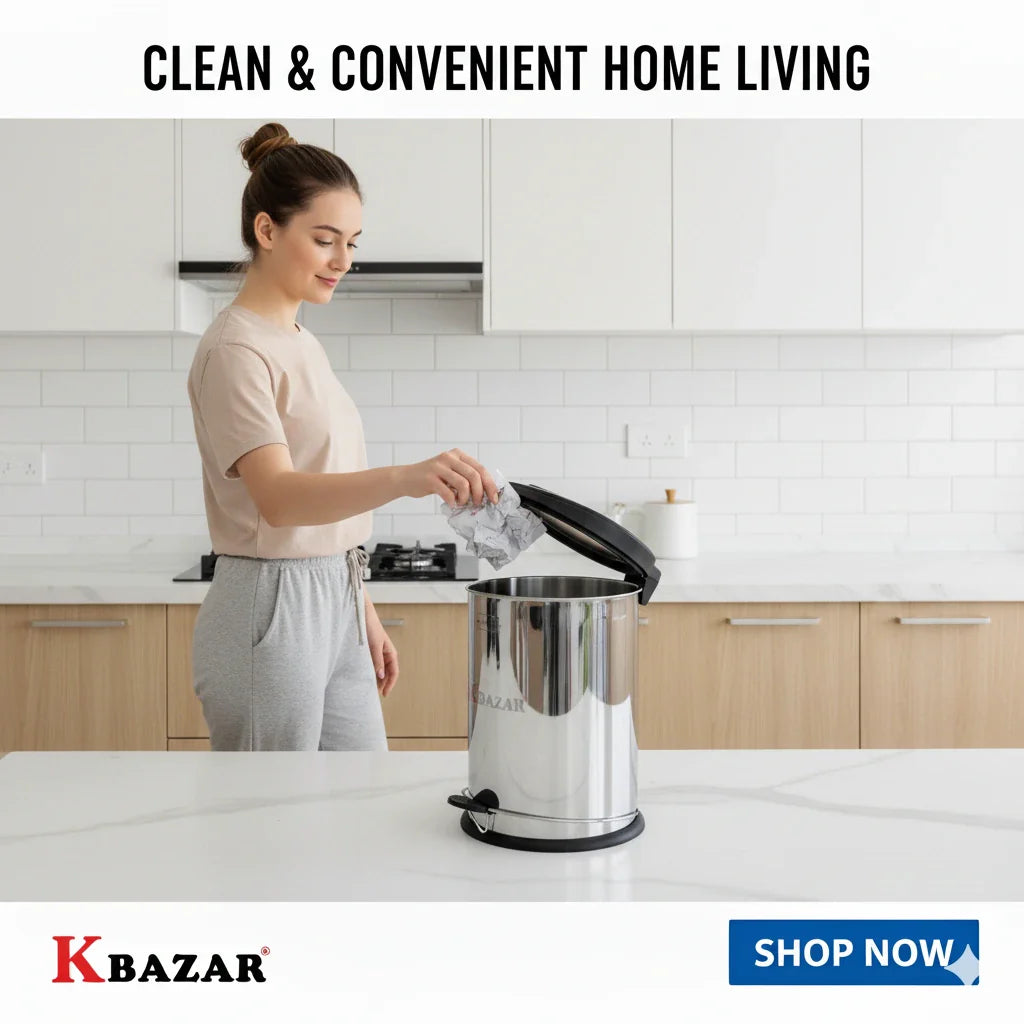Steel step bin 3 to 30 litre – KT Bazar