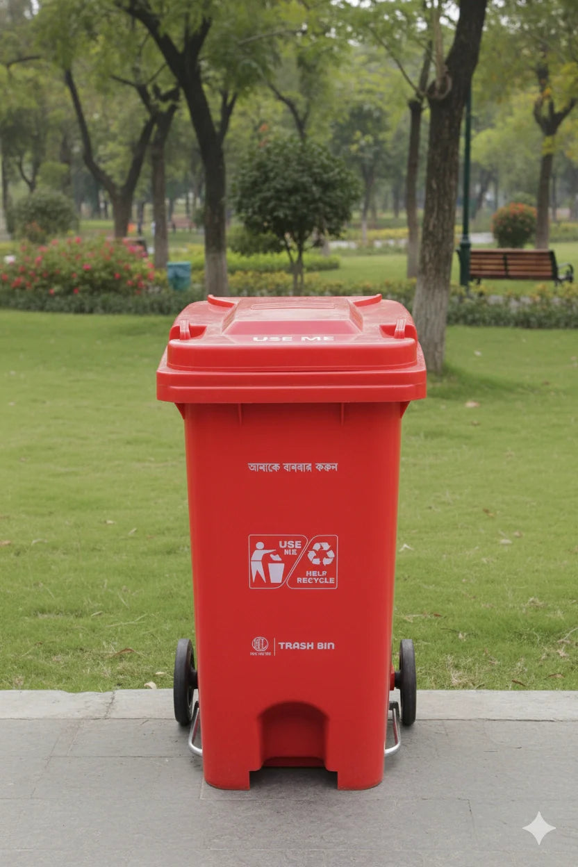 120 liter heavy duty waste bin without pedal – KT Nest