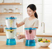 Double container juice beverage dispenser with tap – KT Nest