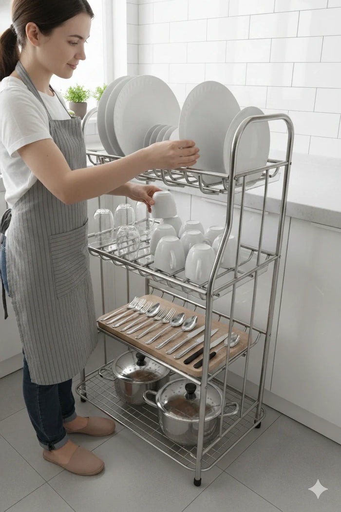 Premium stainless steel kitchen dish rack – KT Nest