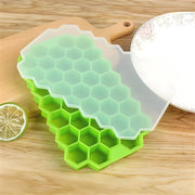 Honeycomb silicone ice cube tray with lid – KT Nest