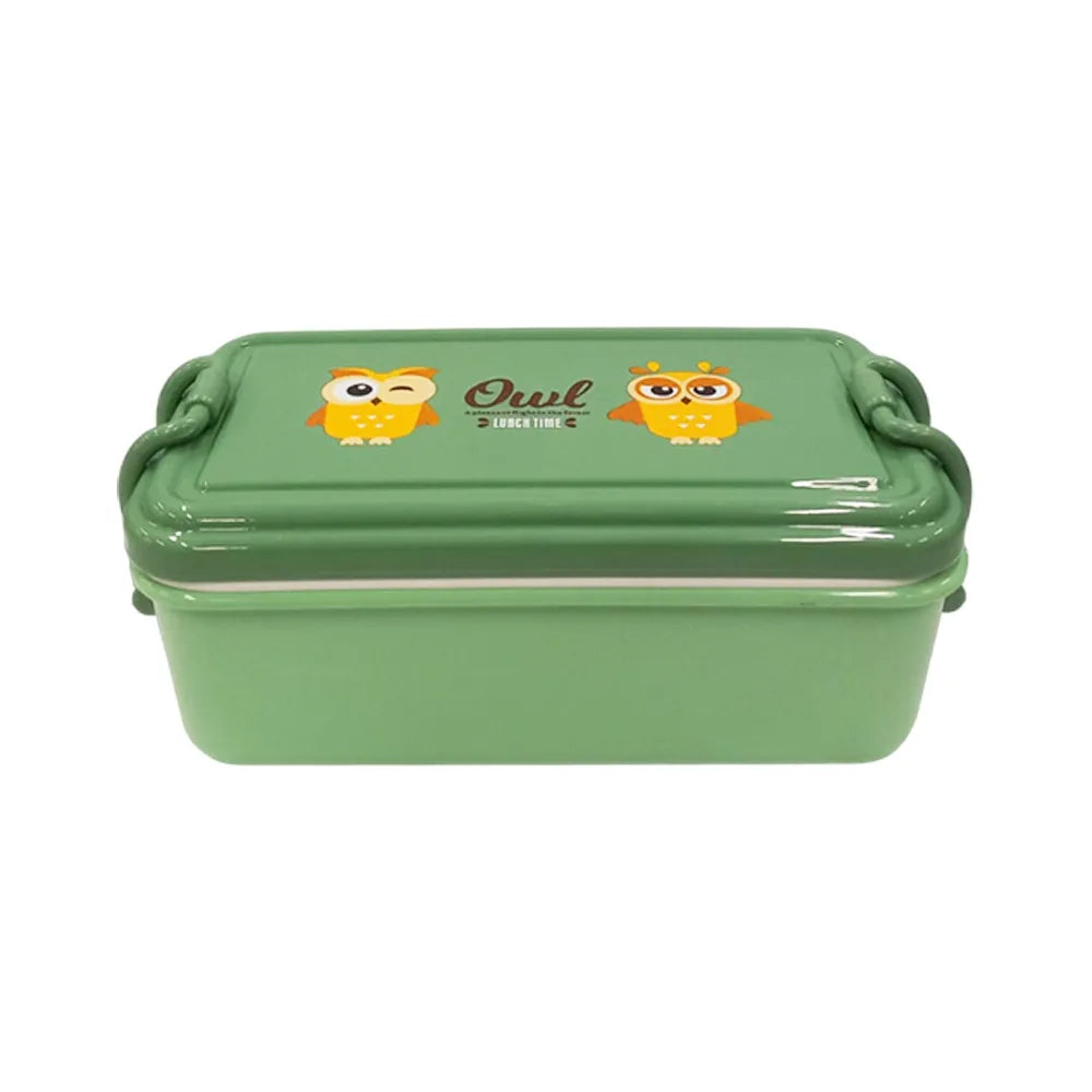 Lunch Box with Divider & Spoon – 500ml