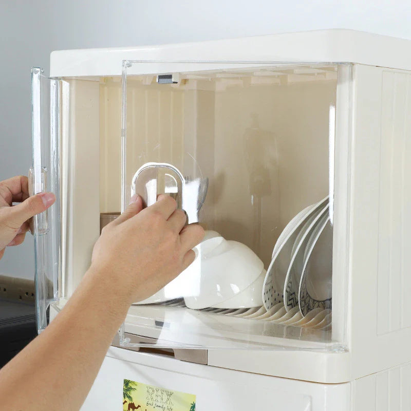 Multi-functional kitchen dustproof storage rack – KT Bazar