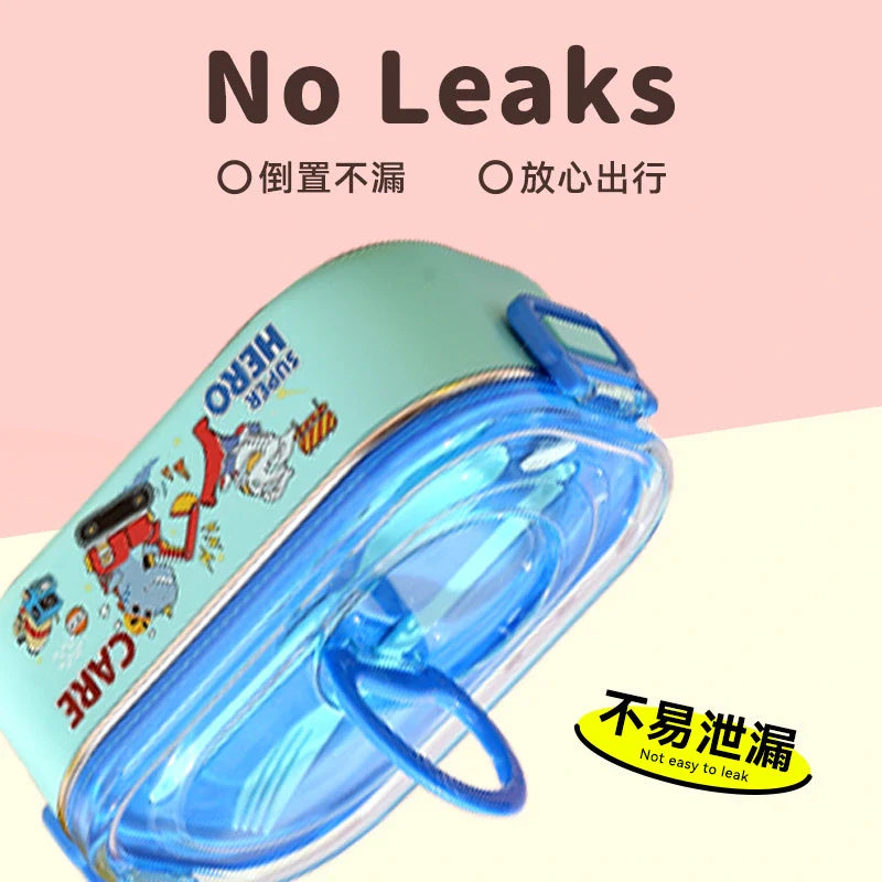 Kids stainless steel cartoon lunch box – KT Bazar