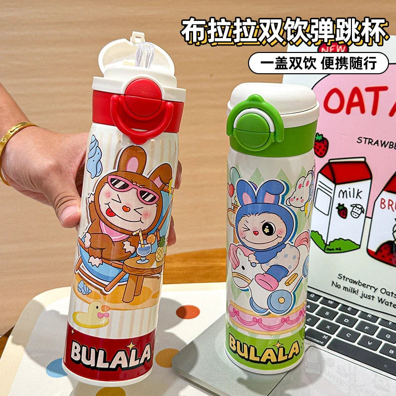 Kids Dual-Drink 316 Stainless Steel Insulated Bottle