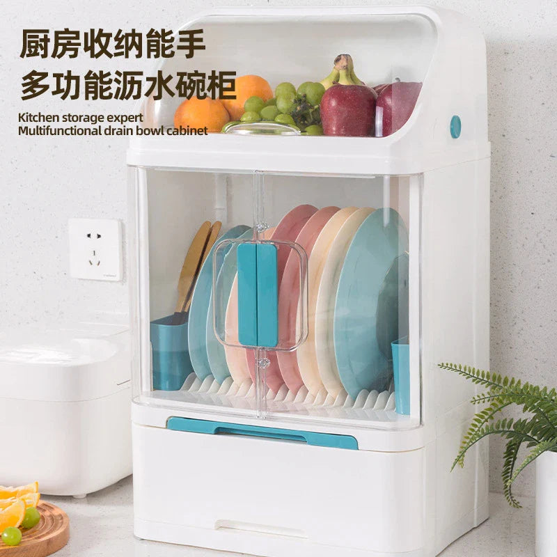 Two layers dish storage rack – KT Bazar