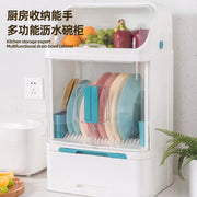 Two layers dish storage rack – KT Bazar