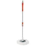 Spin mop handle with steel plate replacement stick – KT Bazar