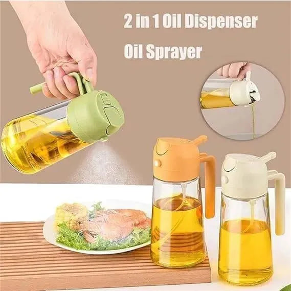 Sprayable & Pourable Oil Bottle