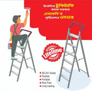 SKB stainless steel folding ladder 5 to 8 step – KT Nest