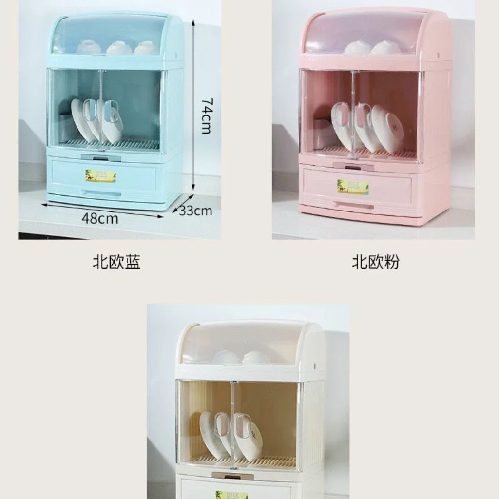 Multi-functional kitchen dustproof storage rack – KT Bazar