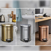 Premium Hydraulic Stainless Steel Dustbin – 5L