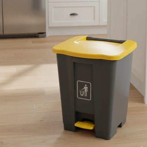 Commercial plastic pedal dustbin China – KT Bazar