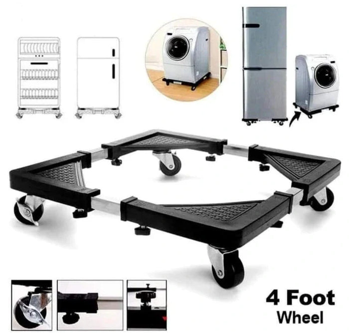 Adjustable washing machine and refrigerator stand – KT Nest