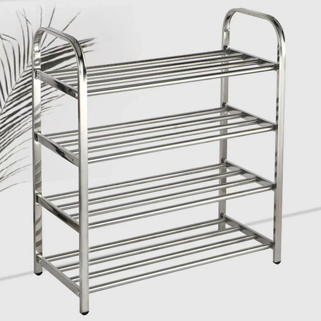 Stainless Steel Multi-Layer Shoe Rack | Durable Shoe Organizer Stand for Home