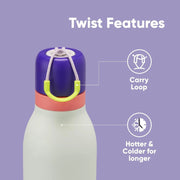 Stainless Steel Water Bottle | Leakproof Reusable Sports & Travel Bottle