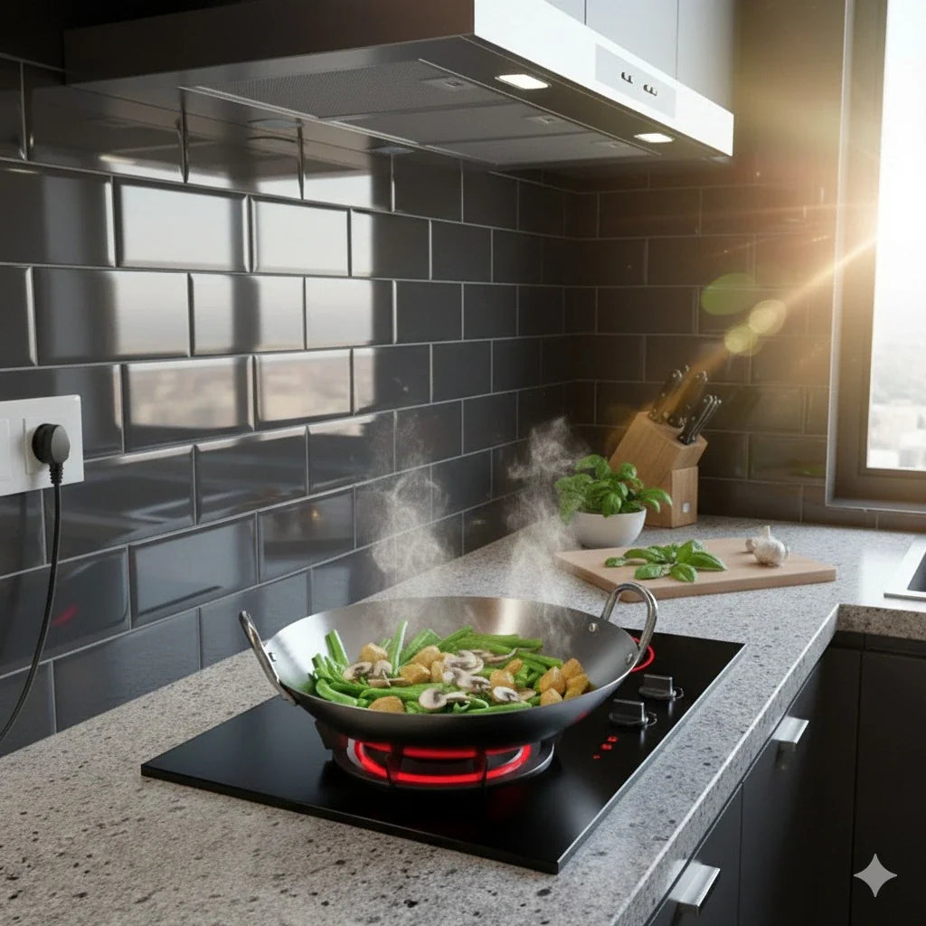 Stainless Steel Chinese Karahi