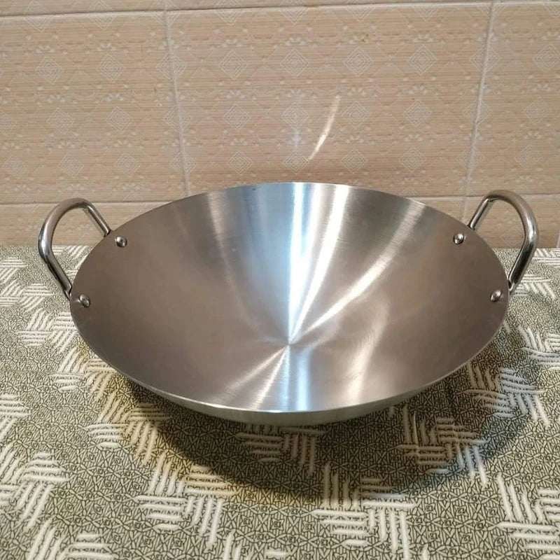 Stainless Steel Chinese Karahi