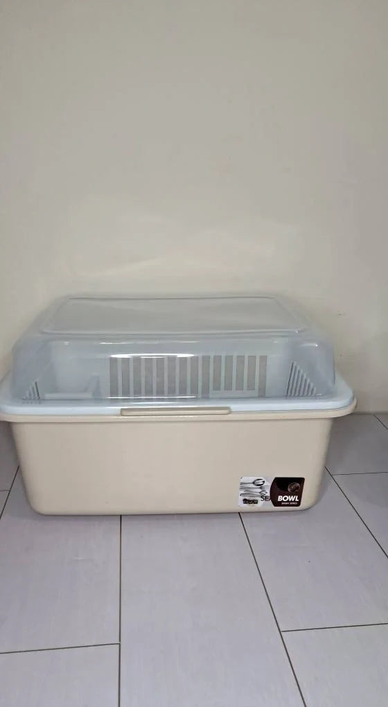Large covered dish drying rack and kitchen storage box – KT Bazar