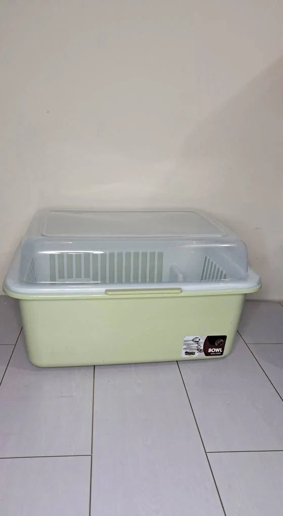 Large covered dish drying rack and kitchen storage box – KT Bazar