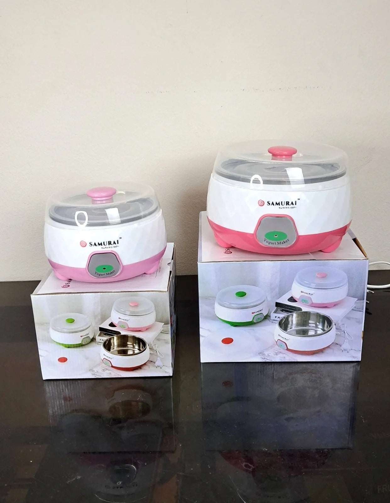 Samurai Electric Yogurt Maker with Stainless Steel Bowl – Automatic Homemade Yogurt Machine for Healthy Kitchen Use