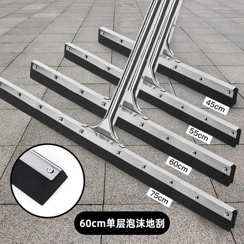49" Stainless Steel Squeegee – Long Handle Glass, Window & Floor Cleaner