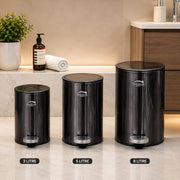 Stainless Steel Pedal Bin Round