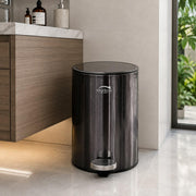 Stainless Steel Pedal Bin Round