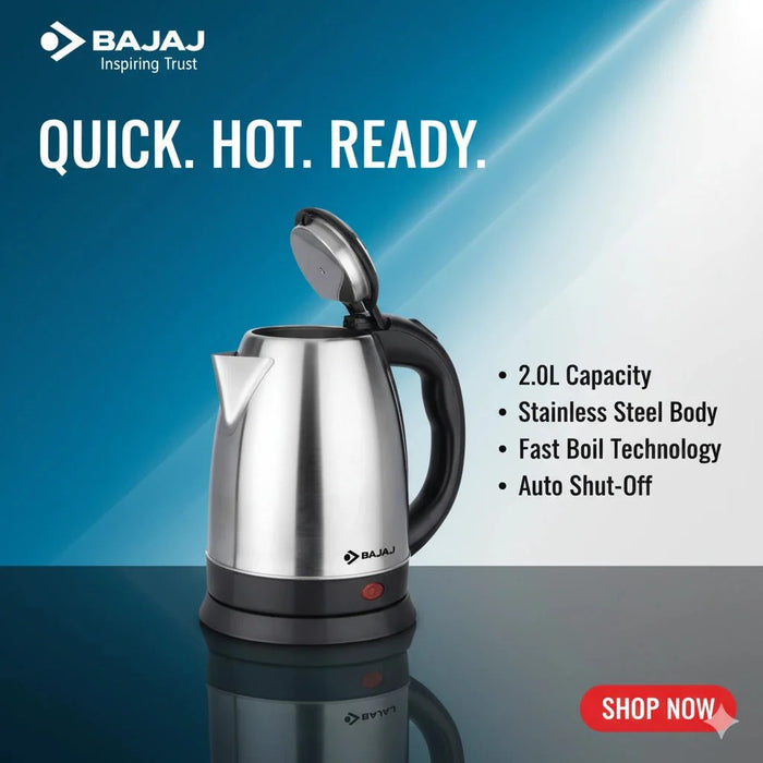 Bajaj BJ-002B electric kettle 2L – KT Nest