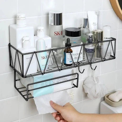 Wall-mounted bathroom shelf rack – KT Nest