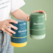 TEDEMEI Stainless Steel 2 Layer Lunch Box