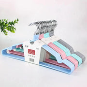 Colorful Rubber Stainless Steel Hangers 8pcs 10pcs - KT Bazar BD Shop